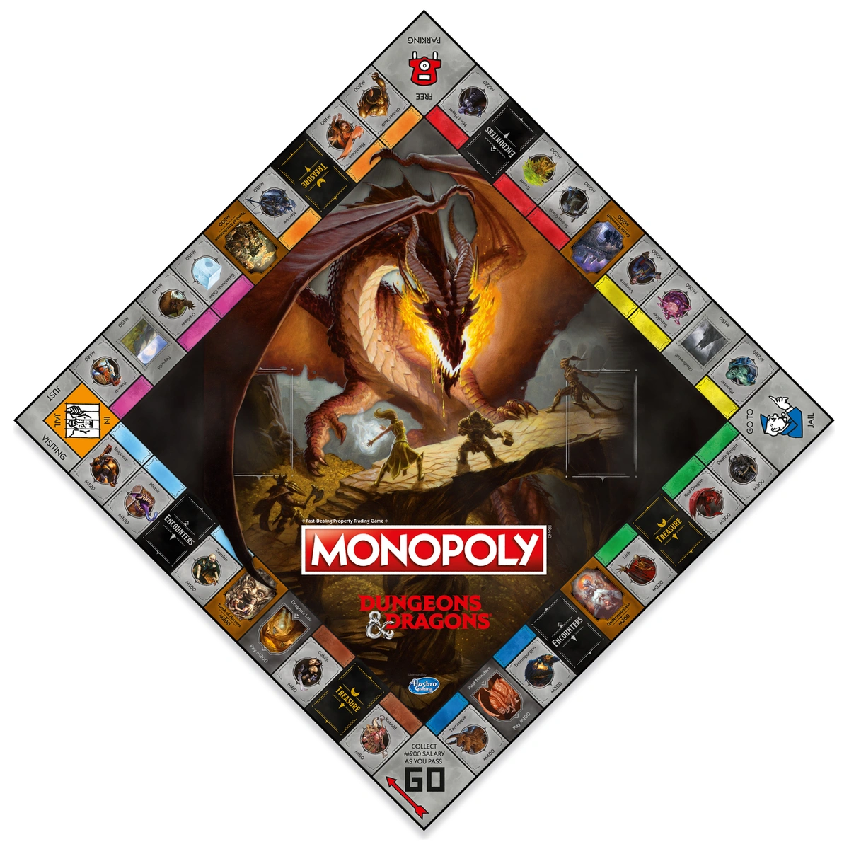 Monopoly: Dungeons and Dragons Board Game