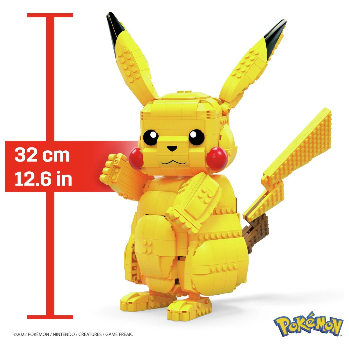 Mega Pokémon Jumbo Pikachu Building Set.