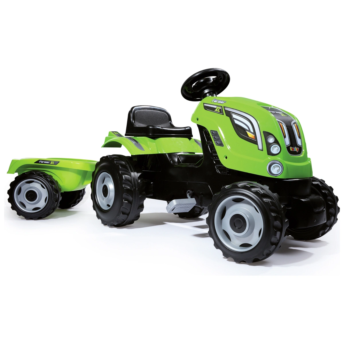 Smoby Farmer XL Green Tractor and Trailer