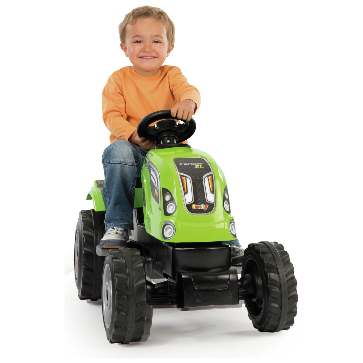 Smoby Farmer XL Green Tractor and Trailer