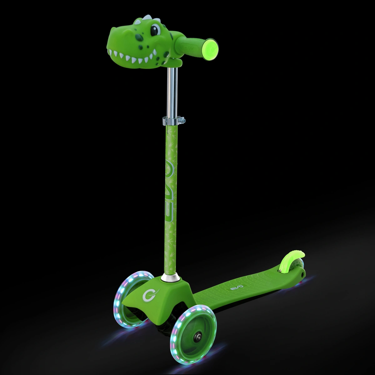 EVO Dino Mini Cruiser 3 Wheel Scooter - Green