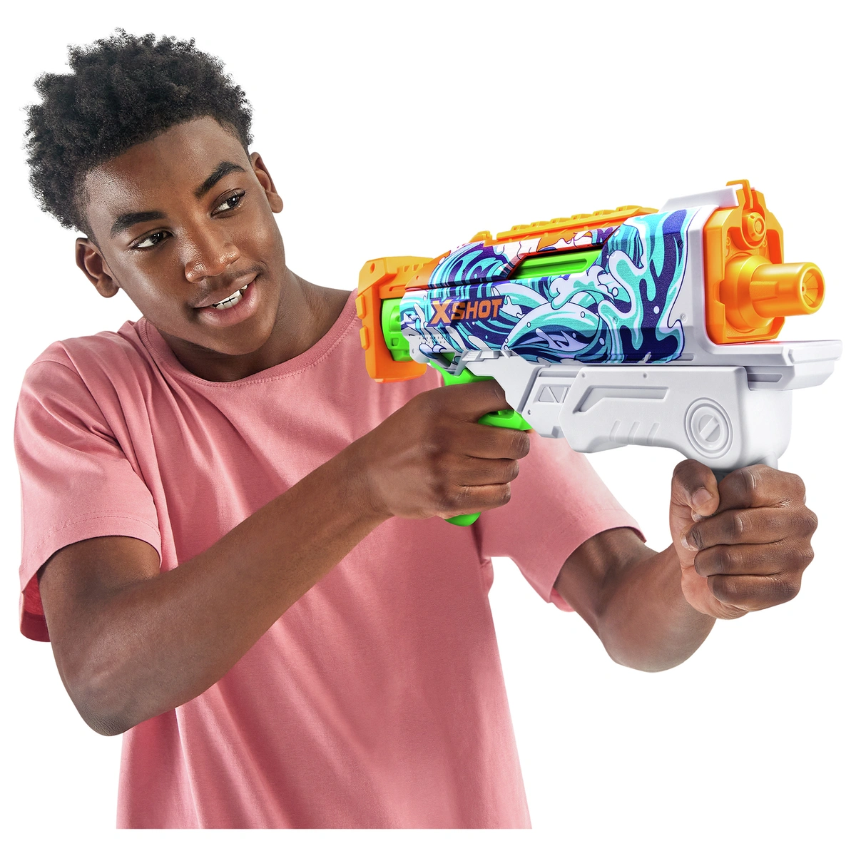 ZURU X-Shot Water Fast-Fill Skins Hyperload Water Blaster