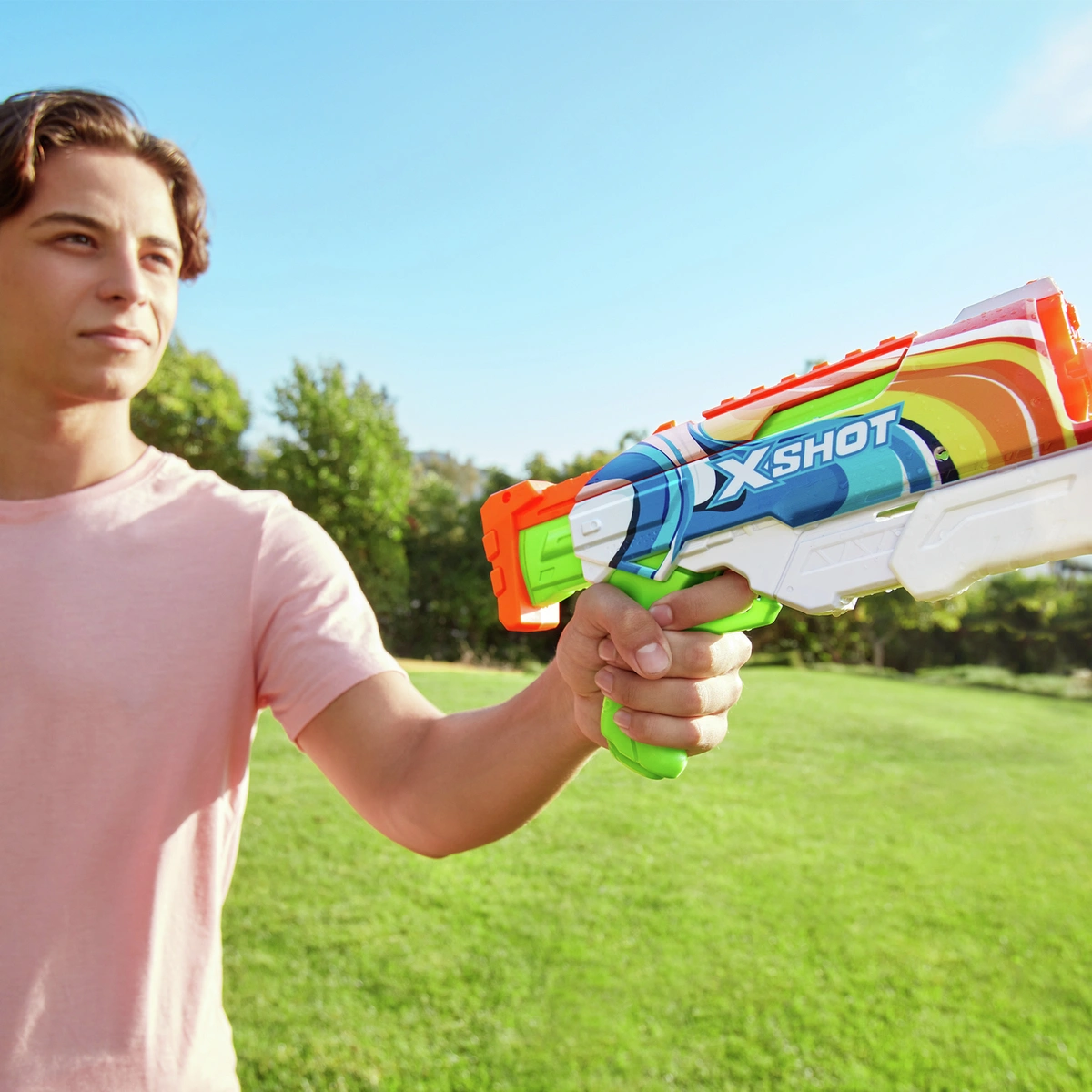 ZURU X-Shot Water Fast-Fill Skins Hyperload Water Blaster
