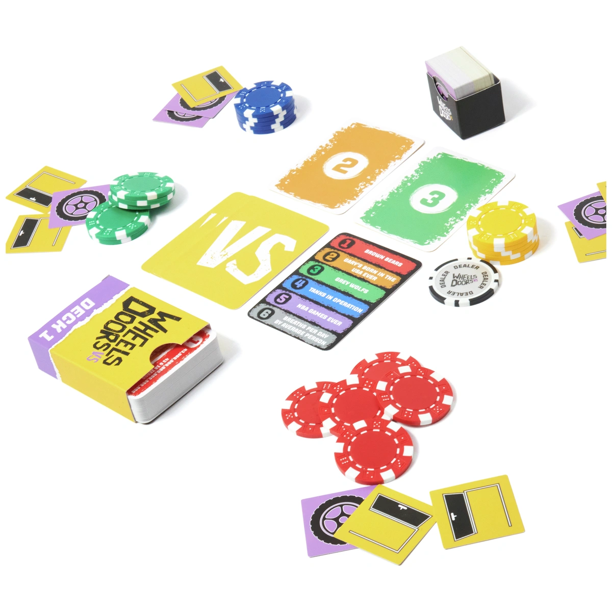 Wheels VS Doors Board Game