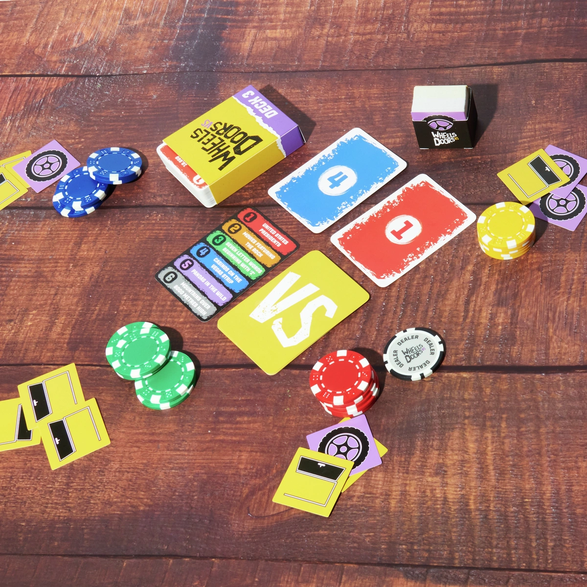 Wheels VS Doors Board Game