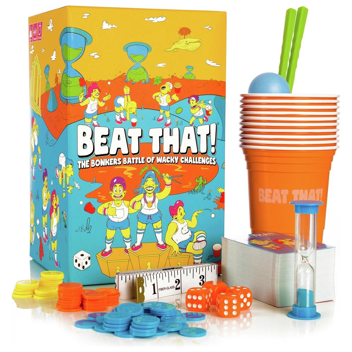 Beat That! The Bonkers Battle of Wacky Challenges Party Game