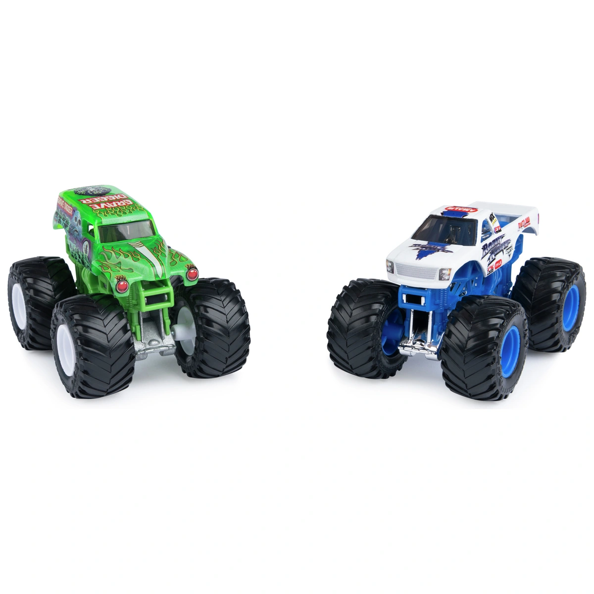 Monster Jam Diecast 1:64 Scale Monster Trucks-Pack of 2