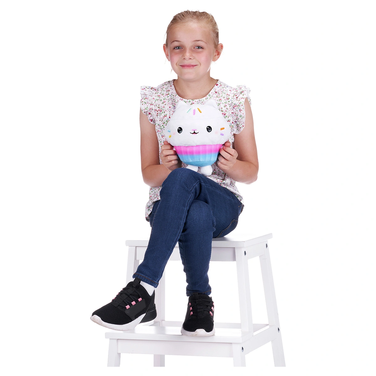 Gabby's Dollhouse 10 Inch Cakey Cat Plush Soft Toy
