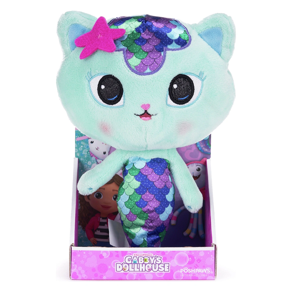 Gabby's Dollhouse 10 Inch Mercat Plush Soft Toy