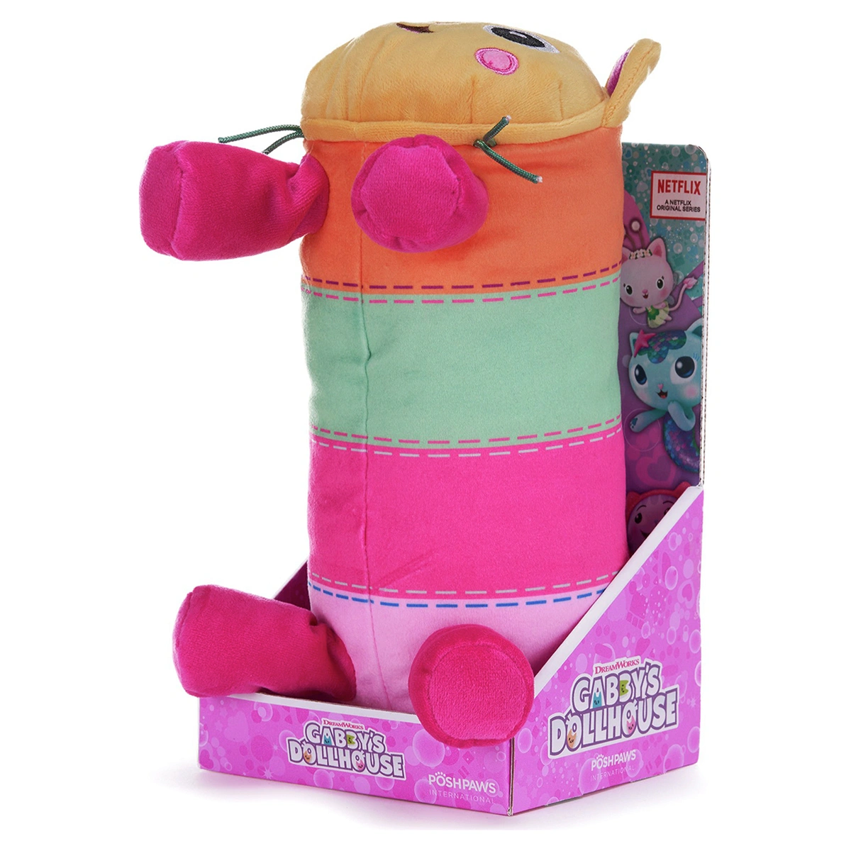 Gabby's Dollhouse 10 Inch Pillow Cat Plush Toy
