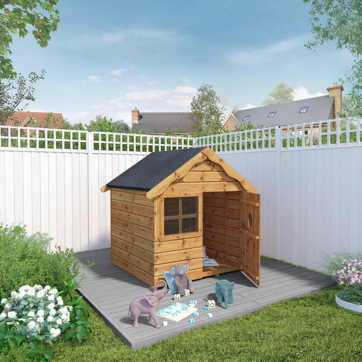 Mercia Snug Wooden Playhouse