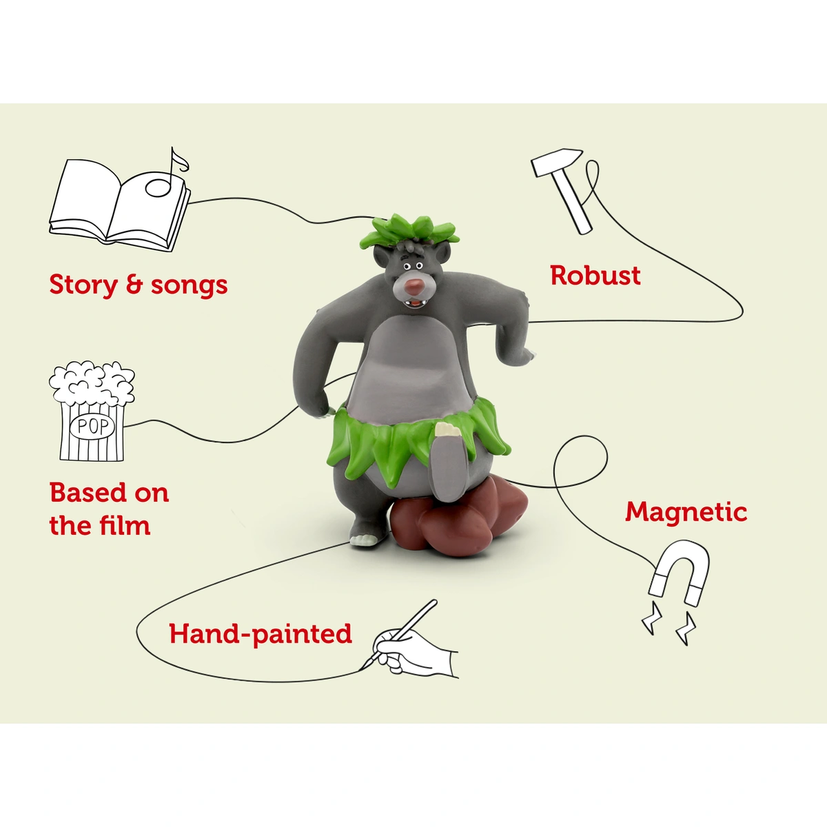 tonies Disney Jungle Book Audio Classic Tonie Character