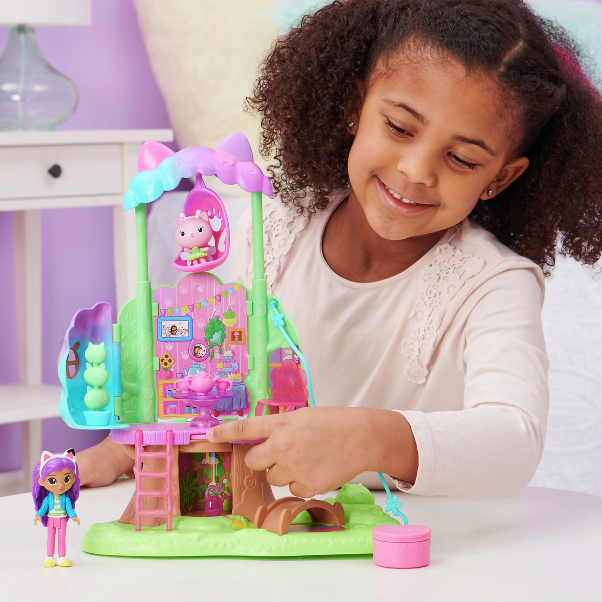 Gabby's Dollhouse Fairy Garden Treehouse Playset
