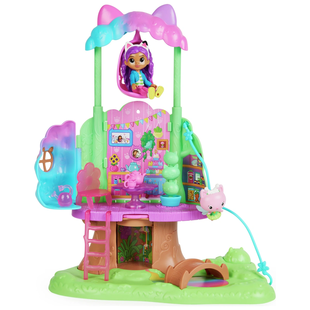 Gabby's Dollhouse Fairy Garden Treehouse Playset