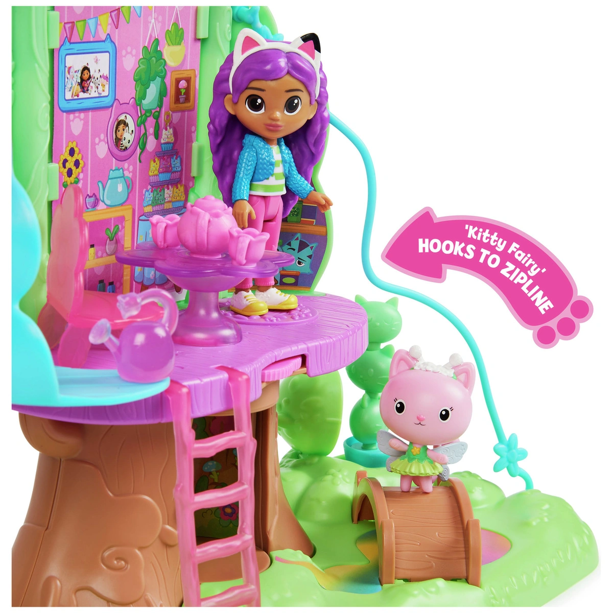 Gabby's Dollhouse Fairy Garden Treehouse Playset