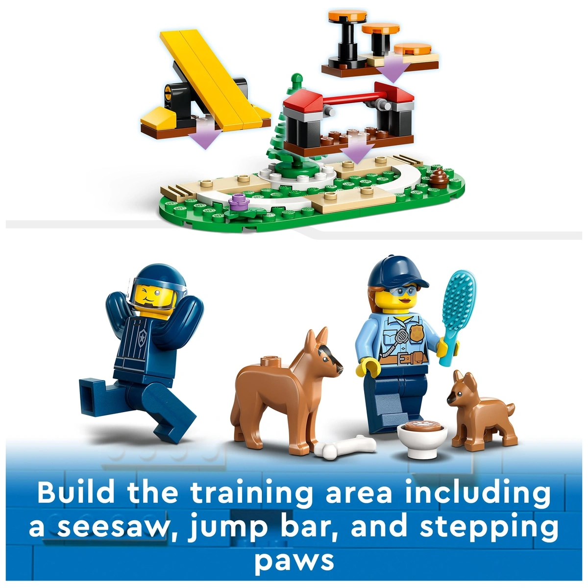 LEGO City Mobile Police Dog Training Set with Toy Car 60369