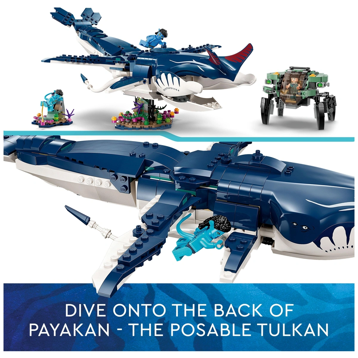 LEGO Avatar Payakan the Tulkun & Crabsuit Building Toy 75579