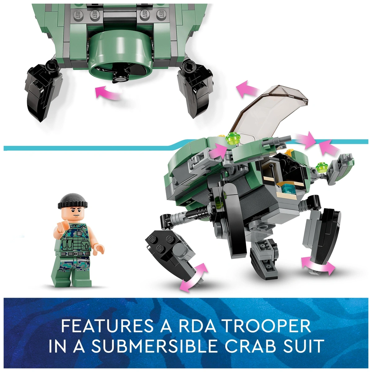 LEGO Avatar Payakan the Tulkun & Crabsuit Building Toy 75579
