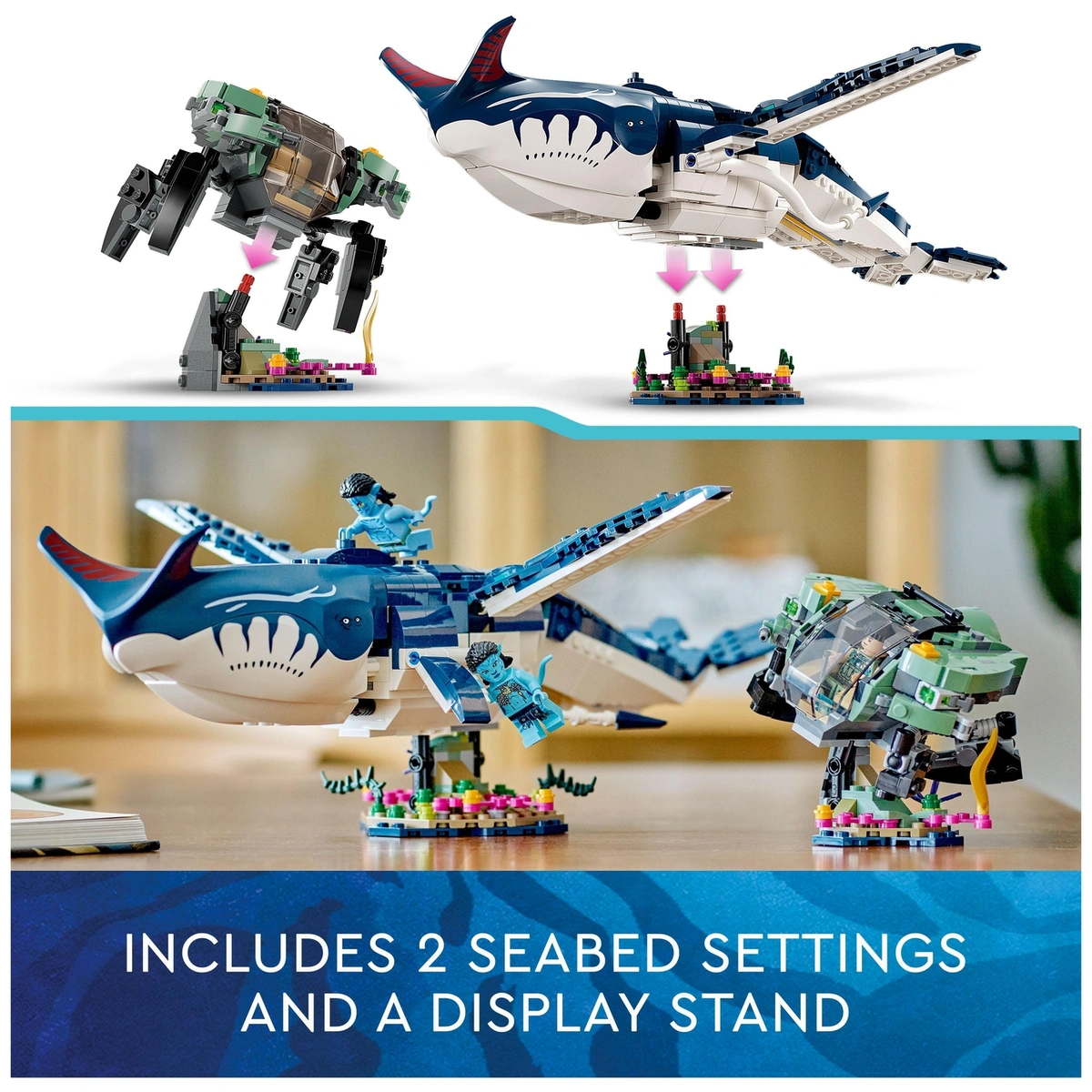 LEGO Avatar Payakan the Tulkun & Crabsuit Building Toy 75579