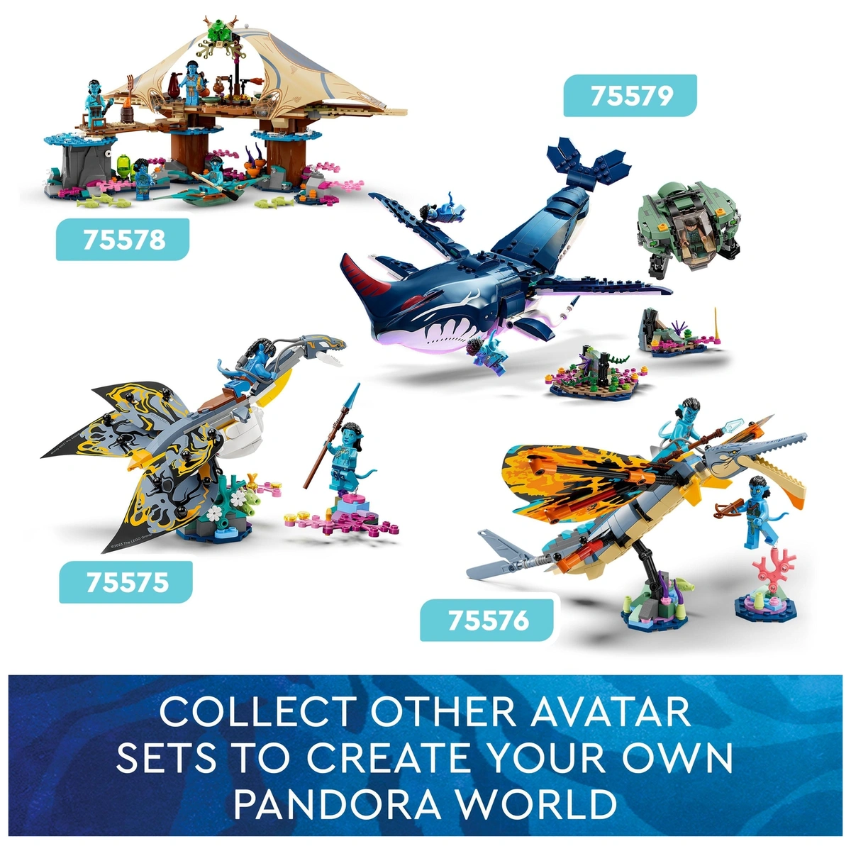 LEGO Avatar Payakan the Tulkun & Crabsuit Building Toy 75579
