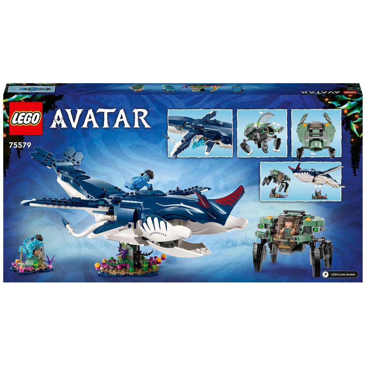 LEGO Avatar Payakan the Tulkun & Crabsuit Building Toy 75579