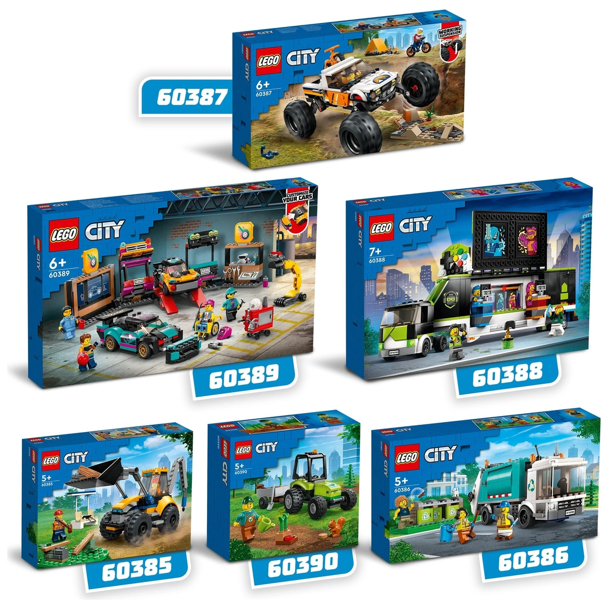 LEGO City 4x4 Off-Roader Adventures Monster Truck Toy 60387
