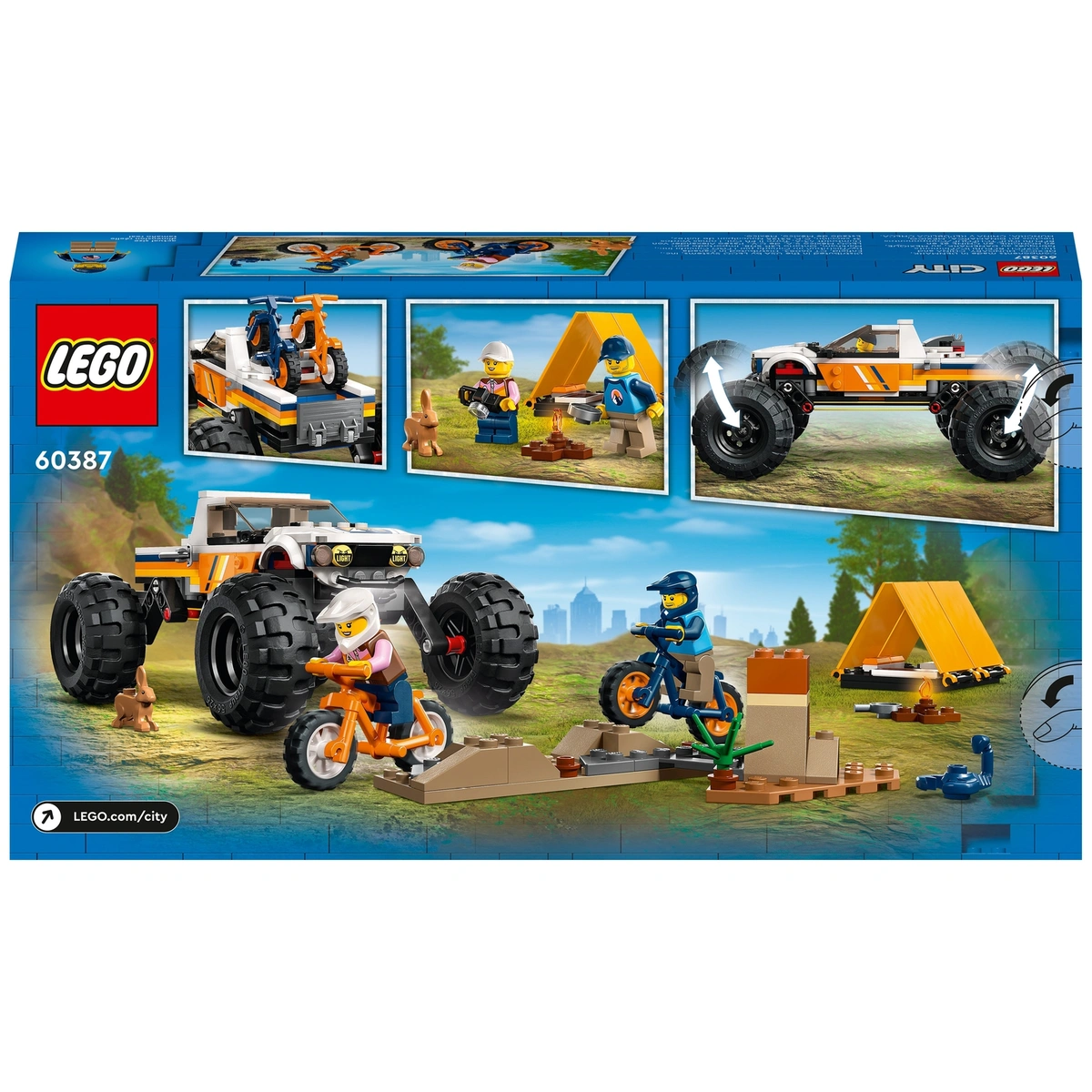 LEGO City 4x4 Off-Roader Adventures Monster Truck Toy 60387
