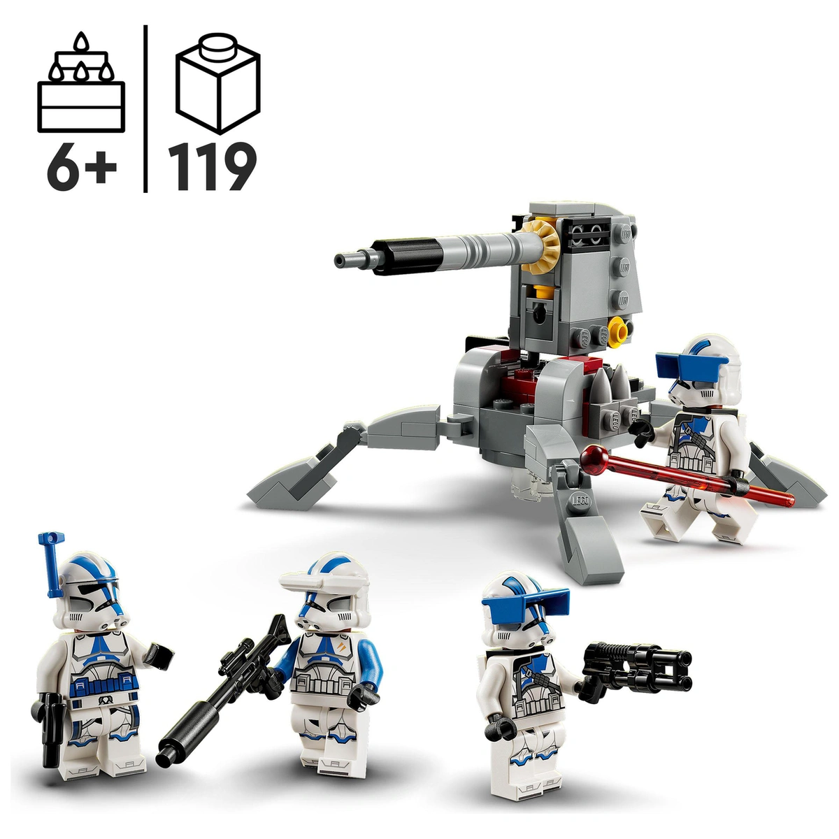 LEGO Star Wars 501st Clone Troopers Battle Pack Set 75345