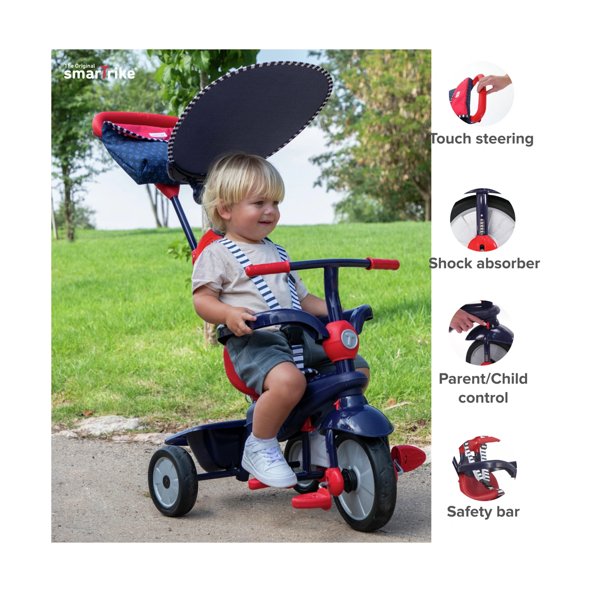SmarTrike Vanilla 4 in 1 Trike - Navy