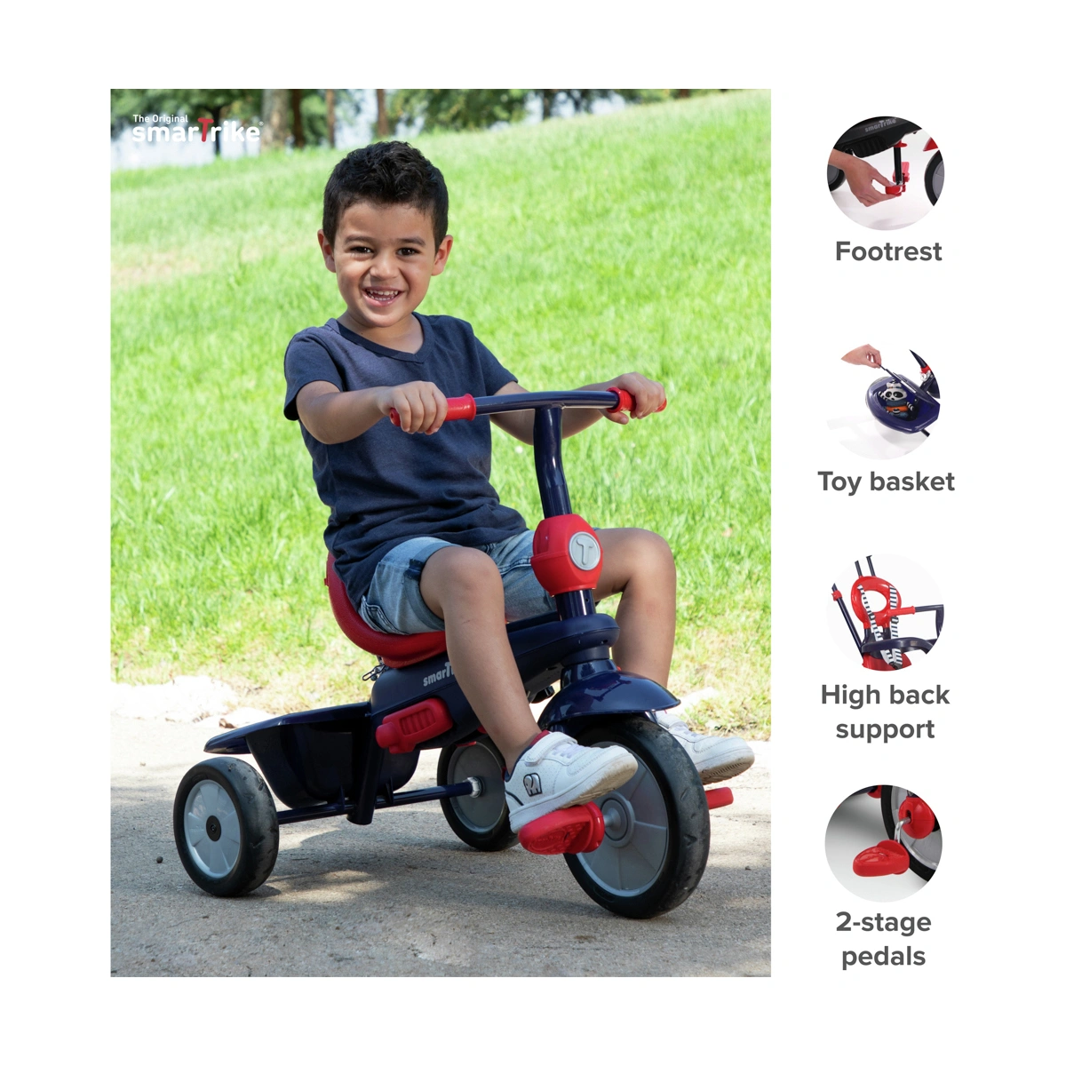 SmarTrike Vanilla 4 in 1 Trike - Navy