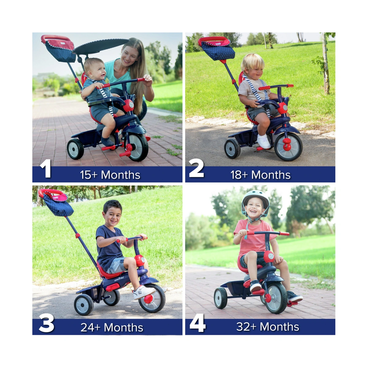 SmarTrike Vanilla 4 in 1 Trike - Navy