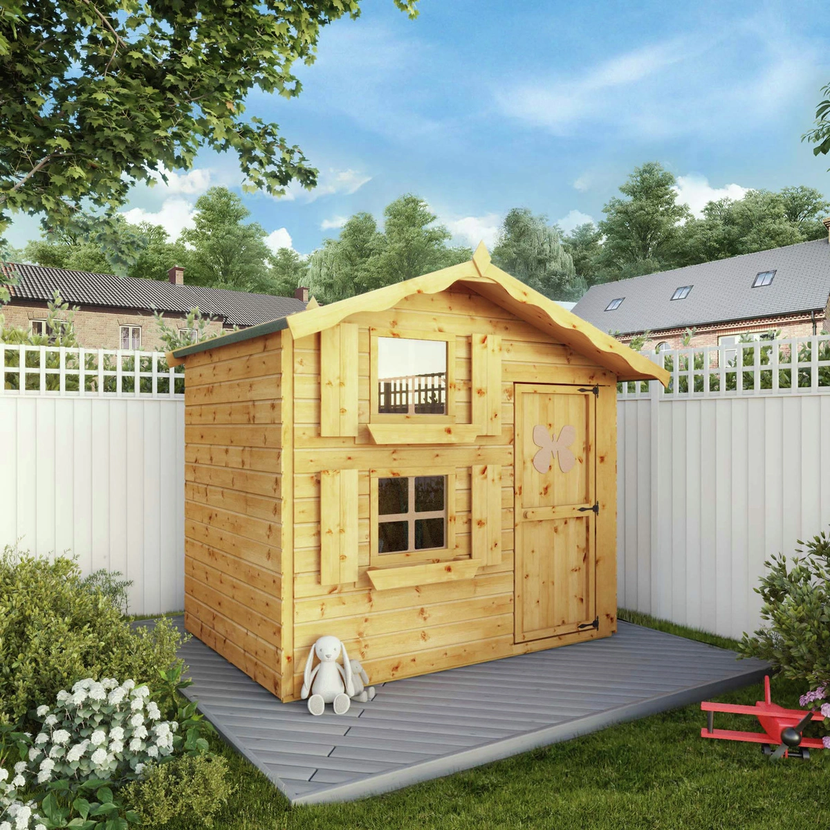 Mercia Garden Products Double Storey Snowdrop Playhouse