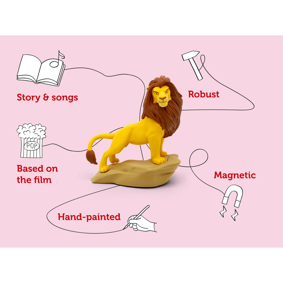 tonies Disney Lion King Audio Classic Tonie Character