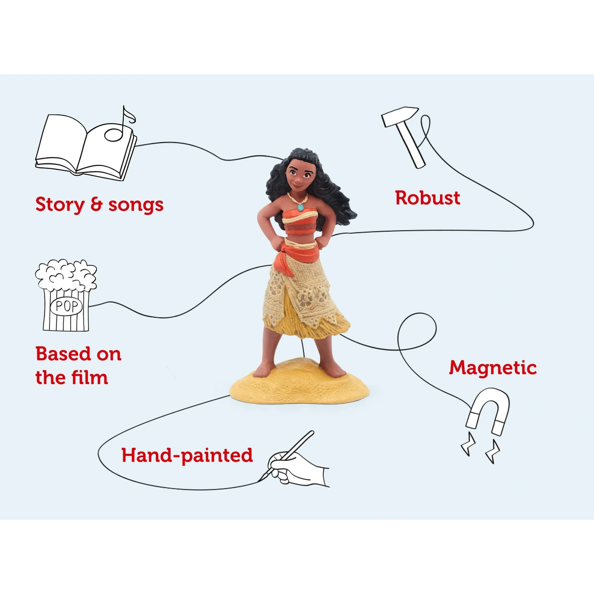 tonies Disney Moana Classic Audio Classic Tonie Character