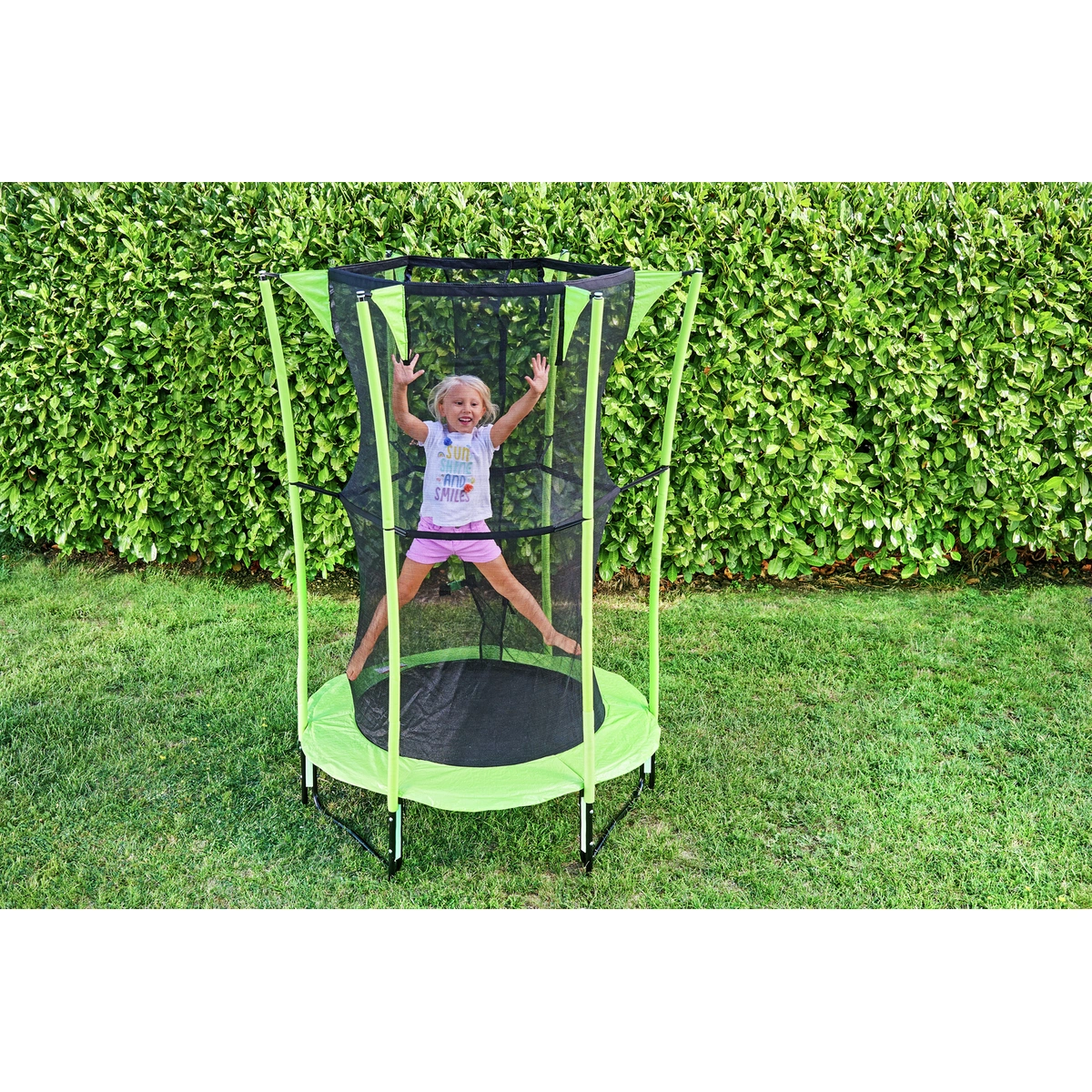 Chad Valley My First 4ft Outdoor Kids Trampoline & Enclosure