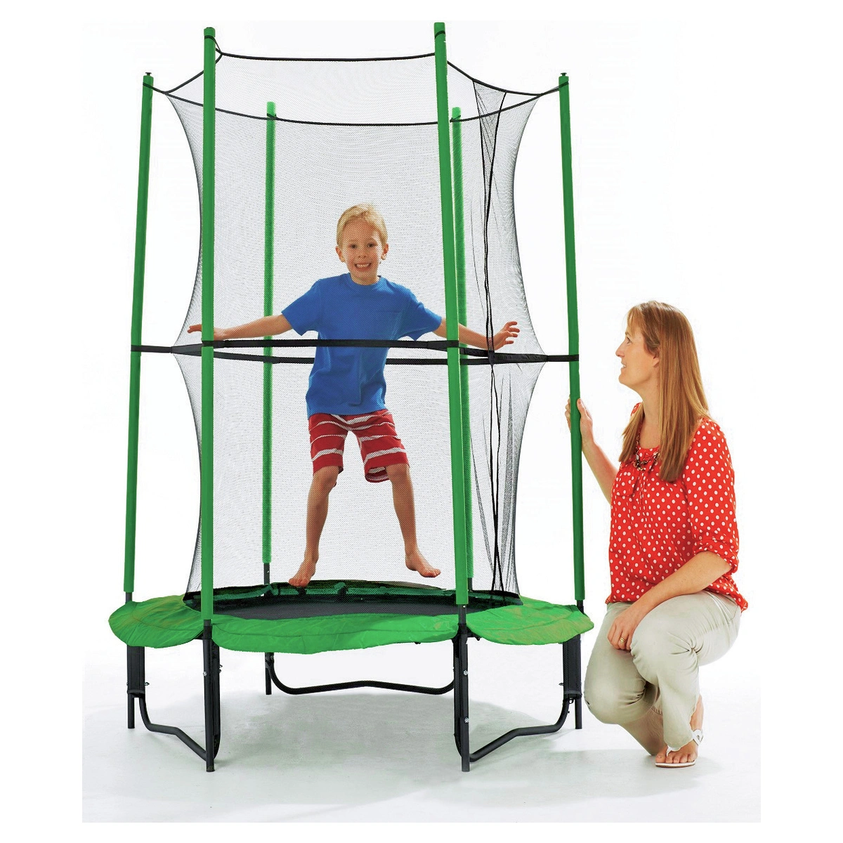 Chad Valley My First 4ft Outdoor Kids Trampoline & Enclosure