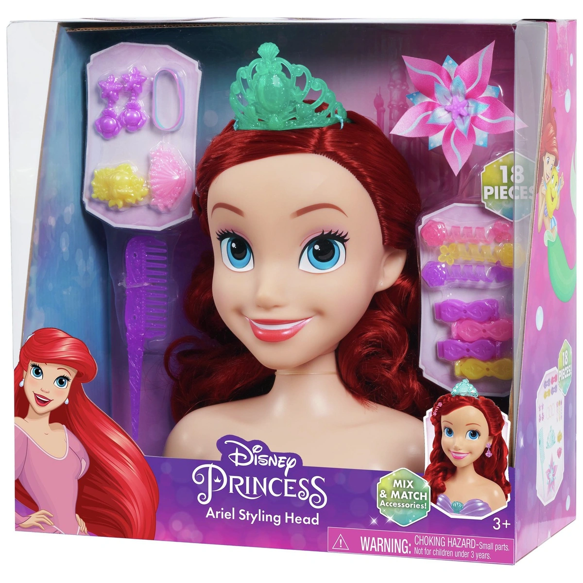 Disney Princess Ariel Styling Head