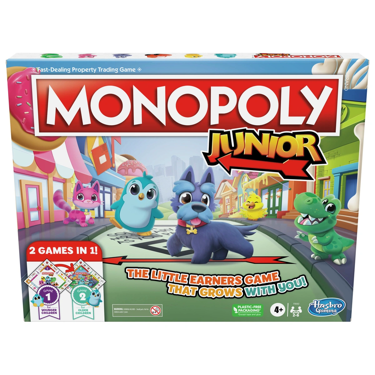 Monopoly Junior 2 in 1 Board Game from Hasbro Gaming