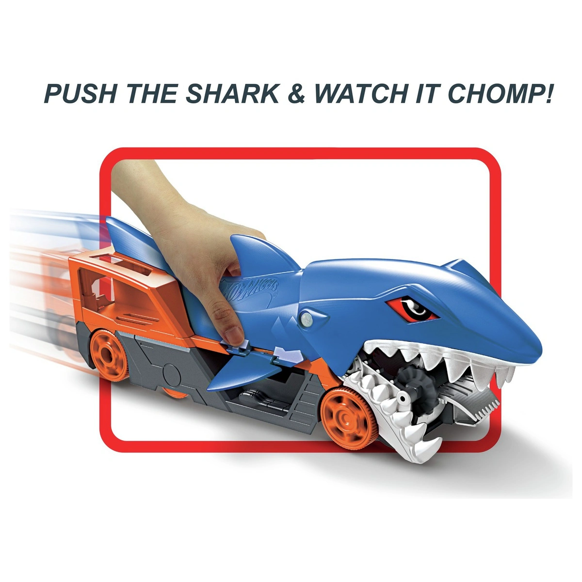 Hot Wheels Shark Chomp Transporter Playset