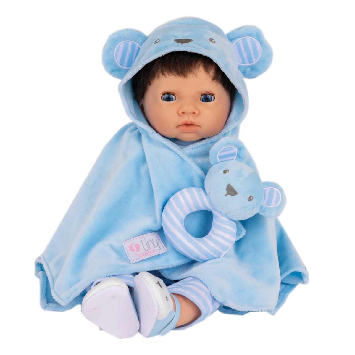 Tiny Treasures Blue Bear Shoe Set