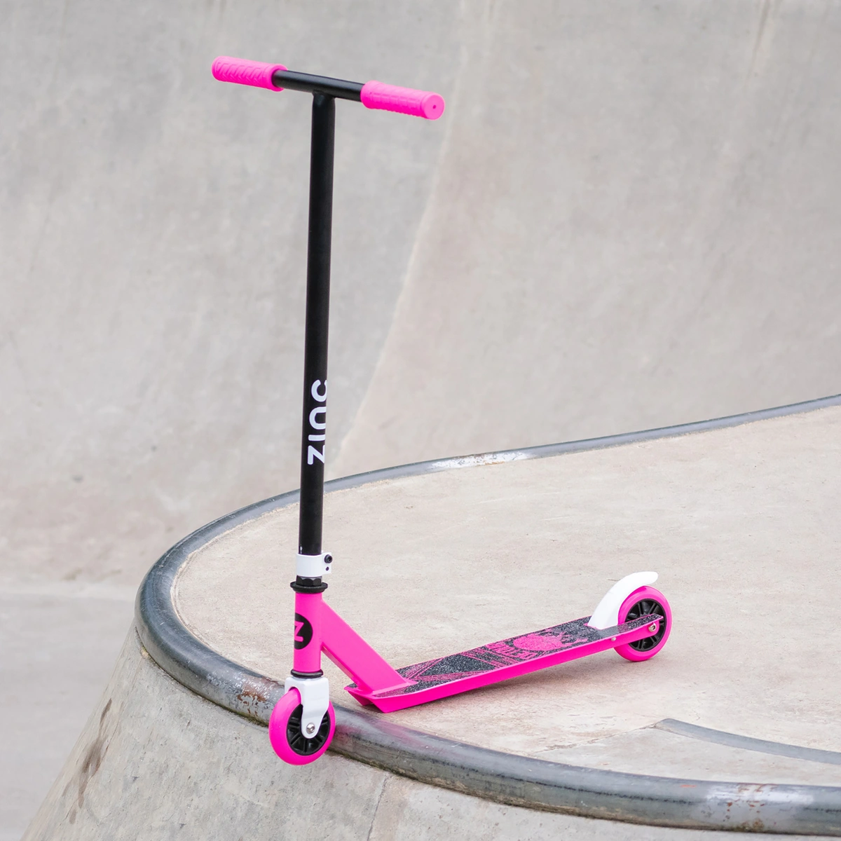Zinc Detour Stunt Scooter - Pink