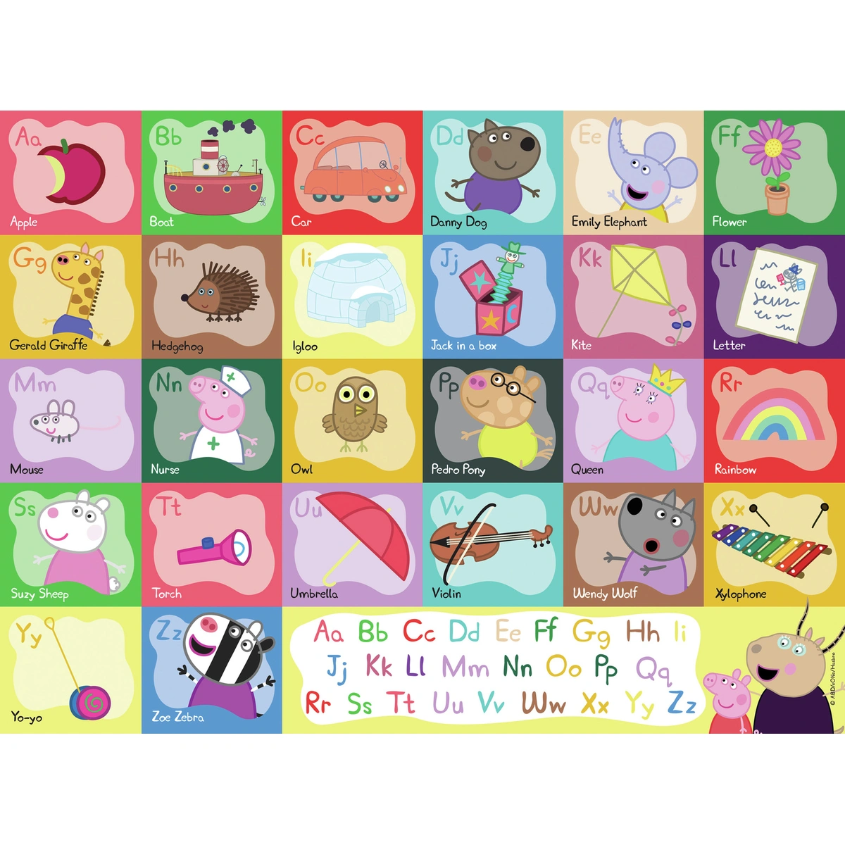 Peppa Pig Ravensburger Alphabet Giant Floor Puzzle