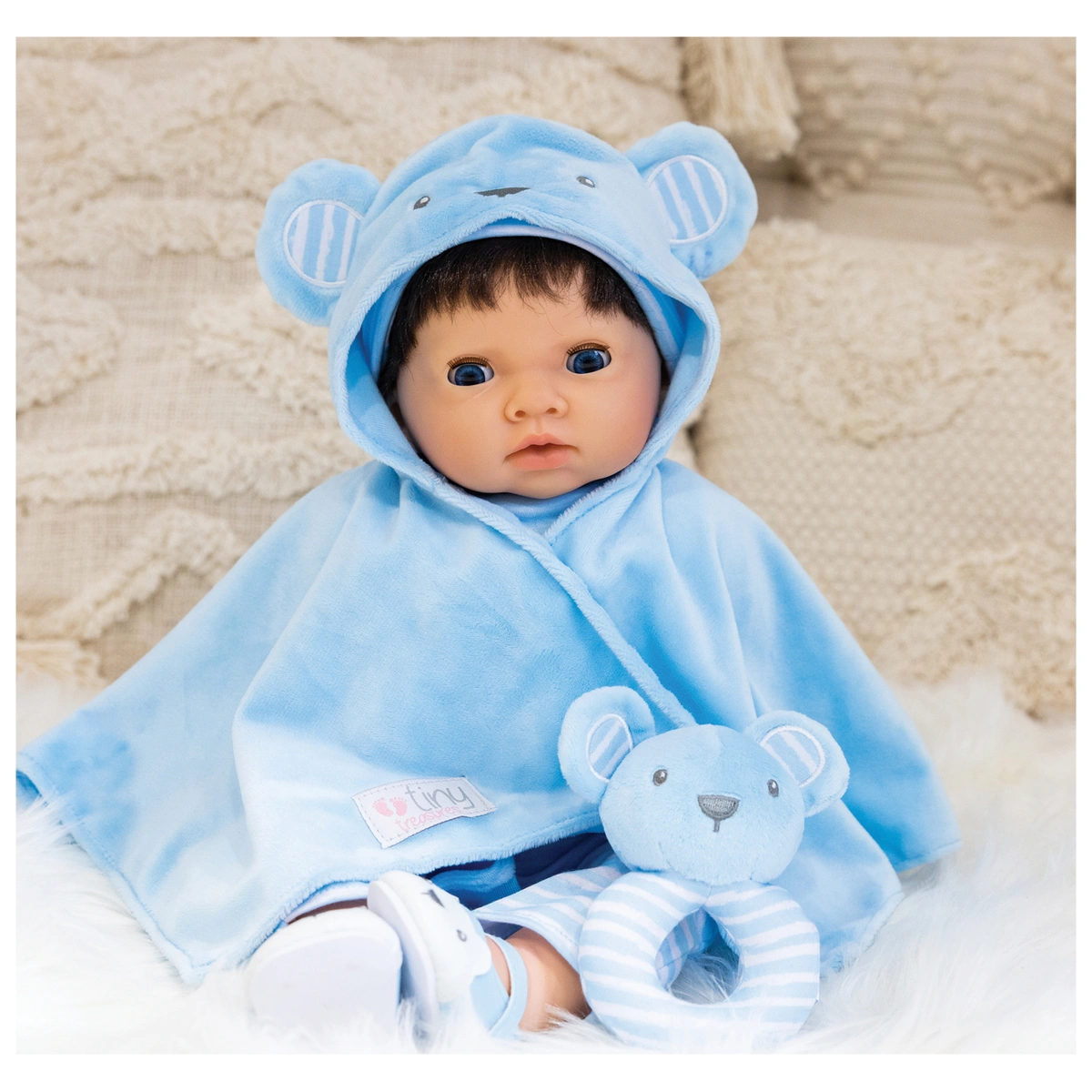 Tiny Treasures Blue Bear Dolls Accessory Set
