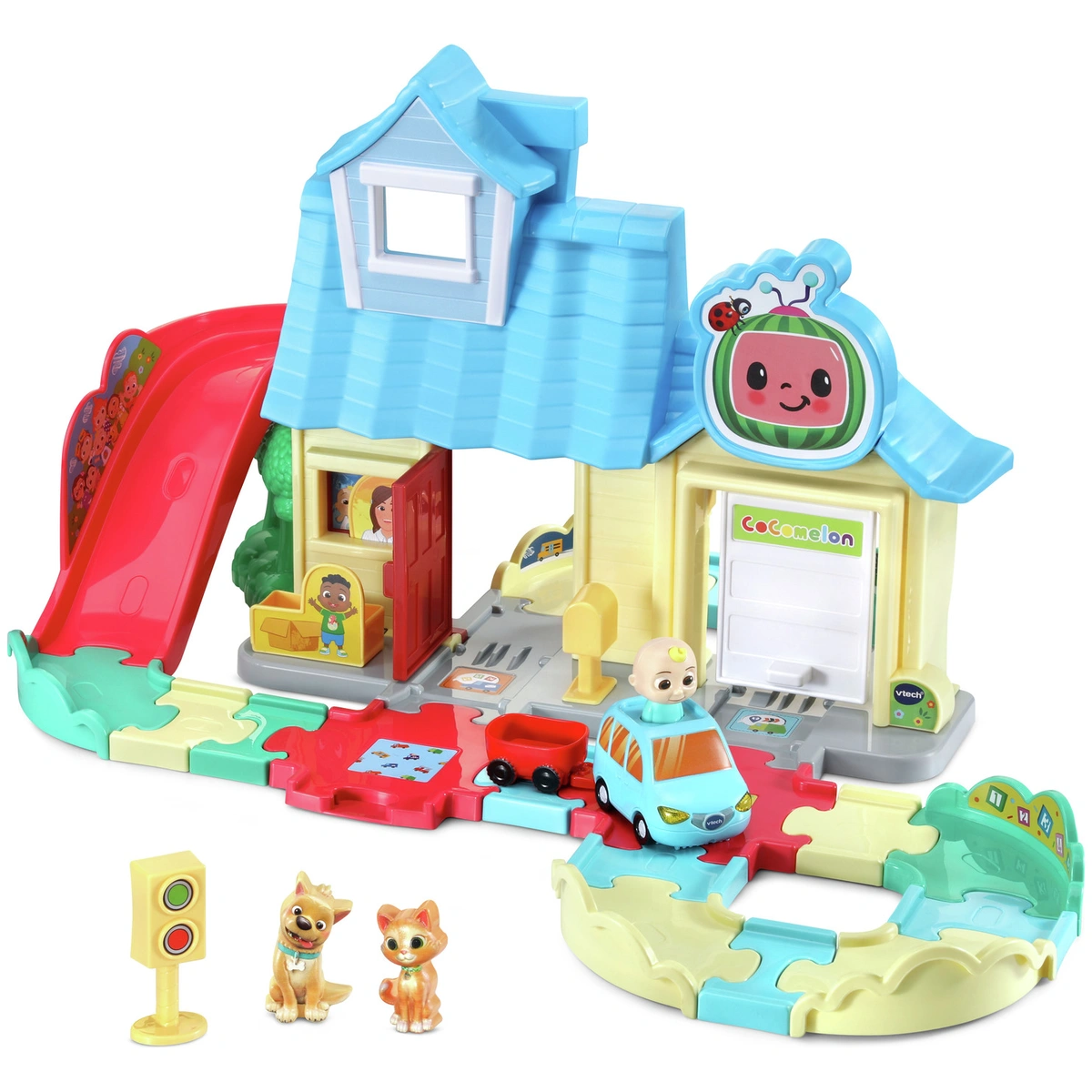 CoComelon Toot-Toot Drivers JJ's House Track Set
