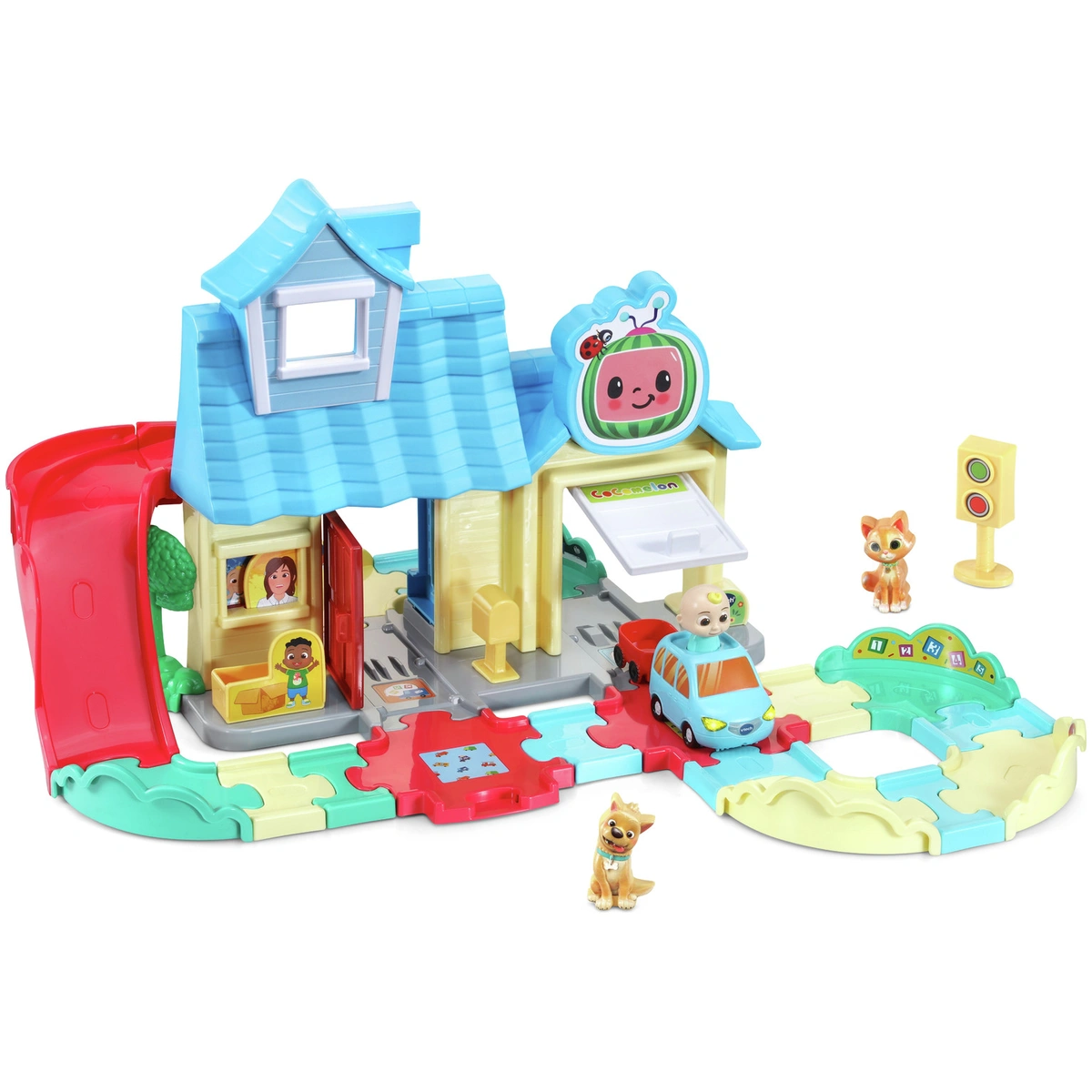 CoComelon Toot-Toot Drivers JJ's House Track Set