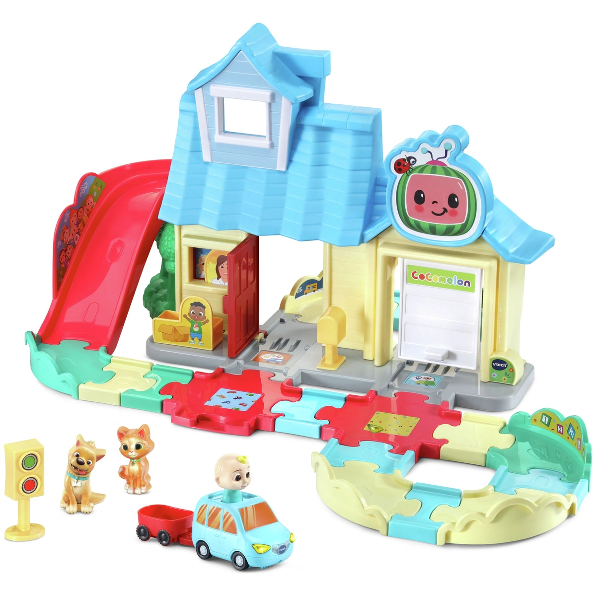 CoComelon Toot-Toot Drivers JJ's House Track Set