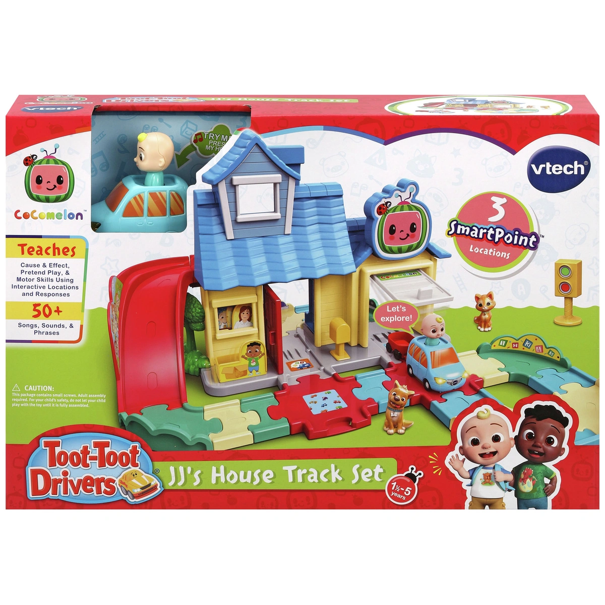 CoComelon Toot-Toot Drivers JJ's House Track Set