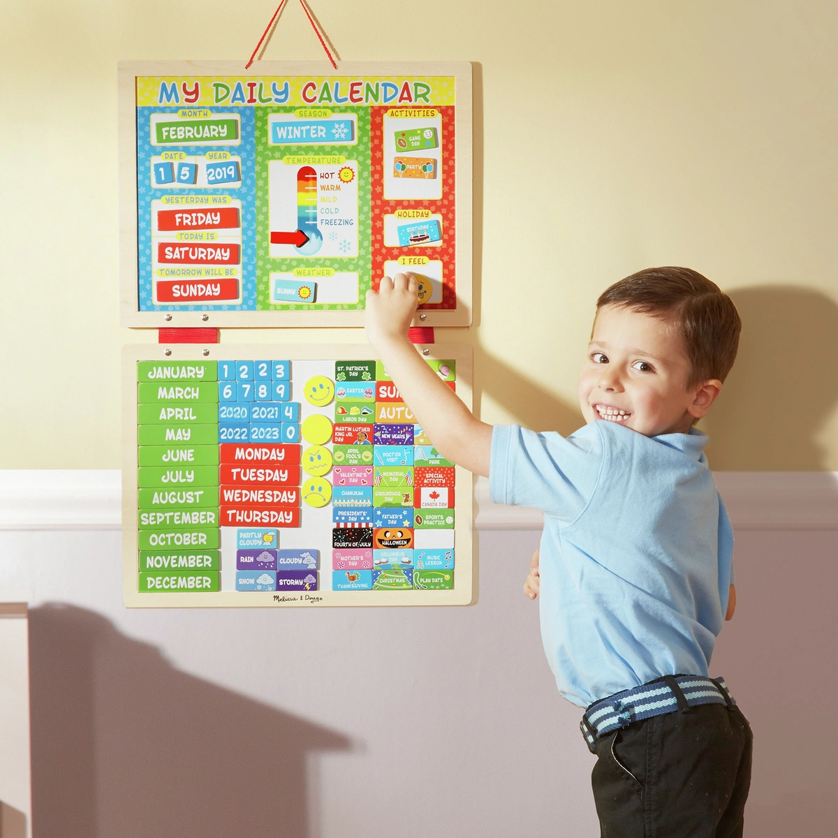 Melissa & Doug My First Daily Magnetic Calendar