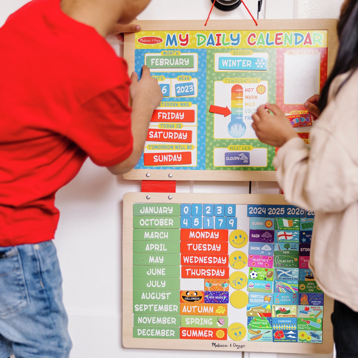 Melissa & Doug My First Daily Magnetic Calendar
