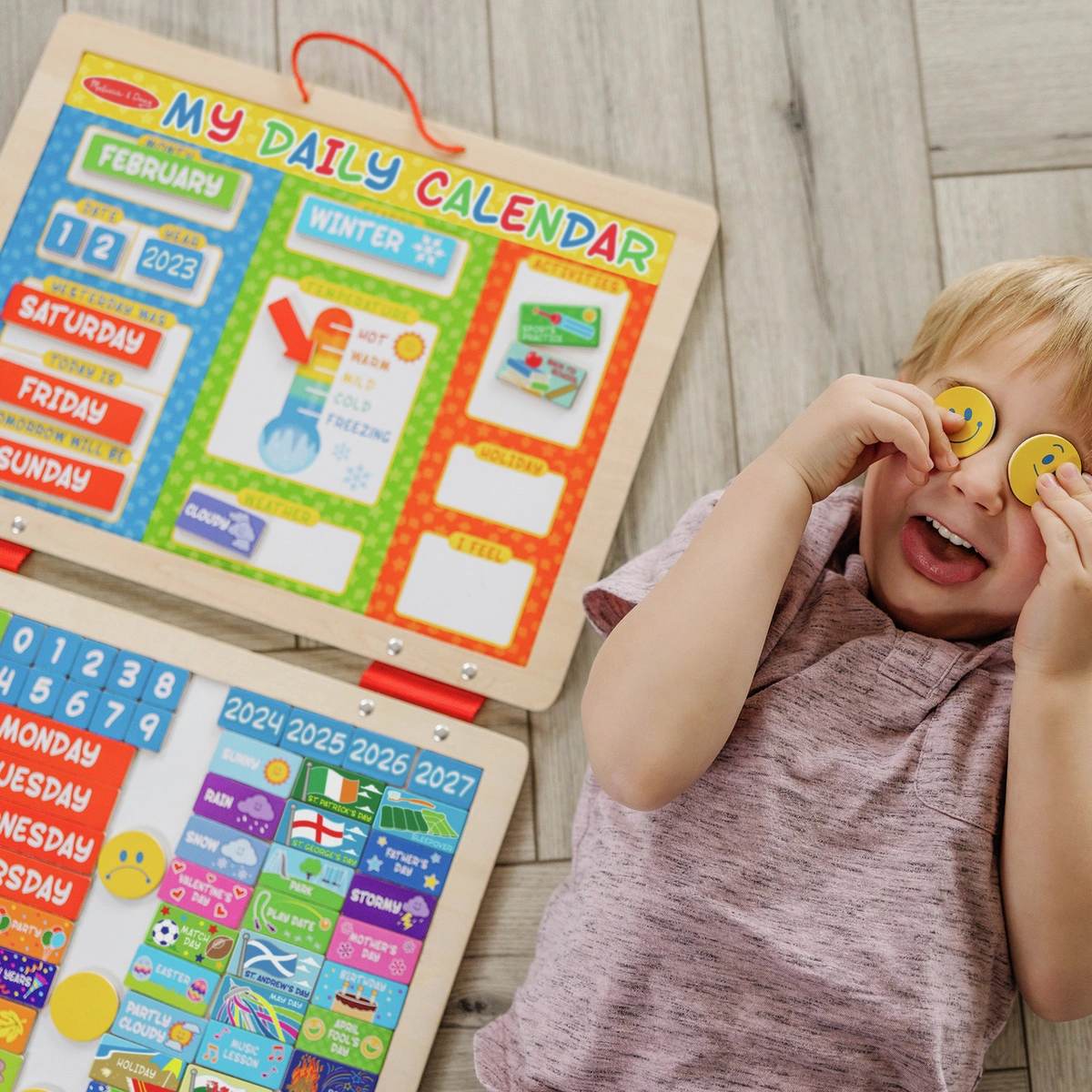 Melissa & Doug My First Daily Magnetic Calendar
